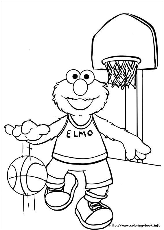 Sesame Street coloring picture